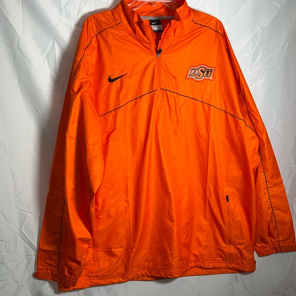 Nike - NCAA - OSU - Oklahoma State University Orange Windbreaker - XXL